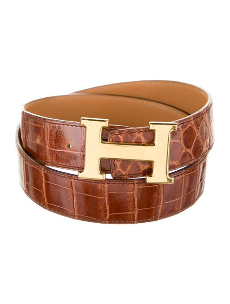 Hermes porosus crocodile belt